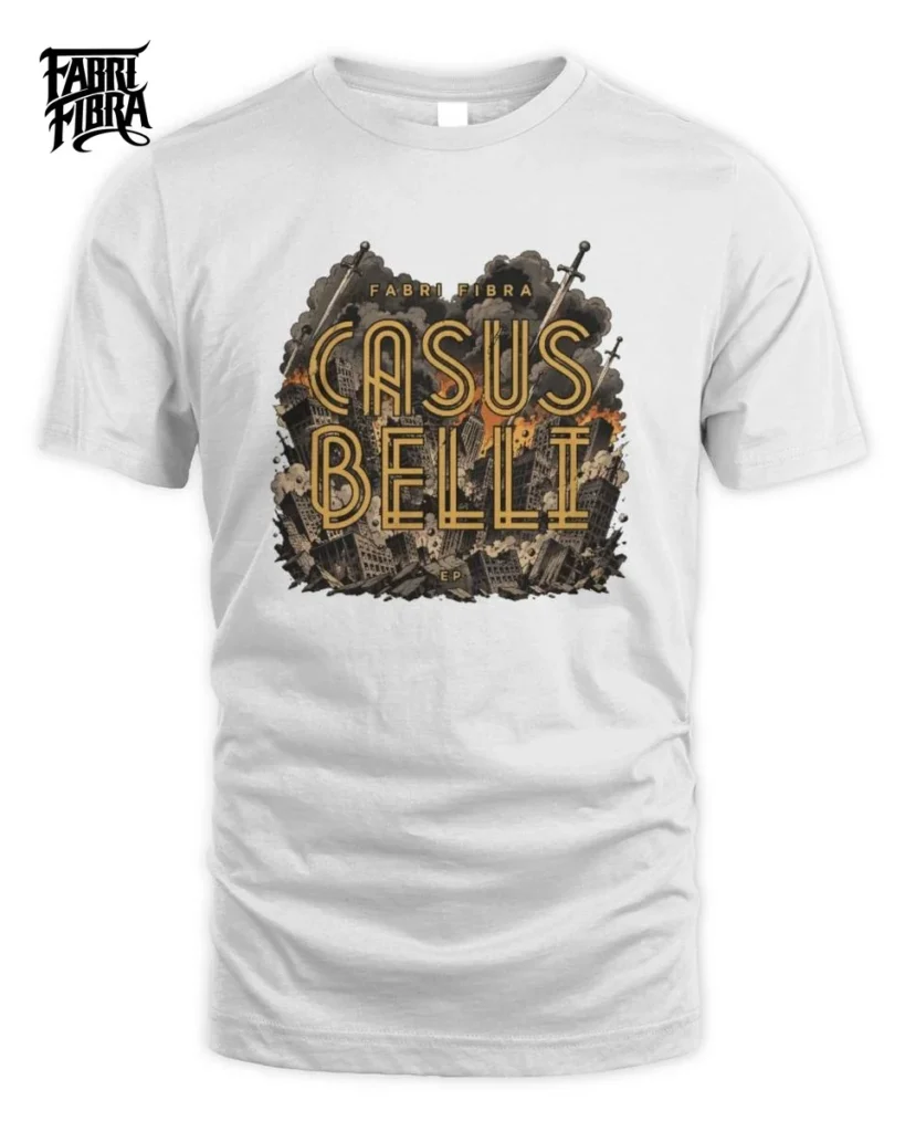 Fabri Fibra Casus Belli EP Destruction Art Unisex Standard T-Shirt