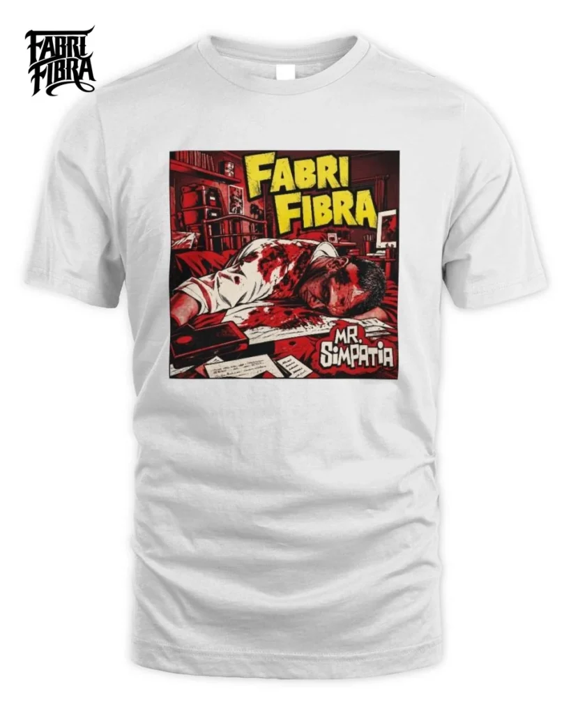 Fabri Fibra Mr Simpatia Crime Scene Horror Art Unisex Standard T-Shirt