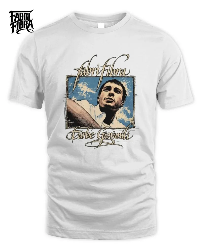 Fabri Fibra Turbe Giovanili Vintage Frame Unisex Standard T-Shirt
