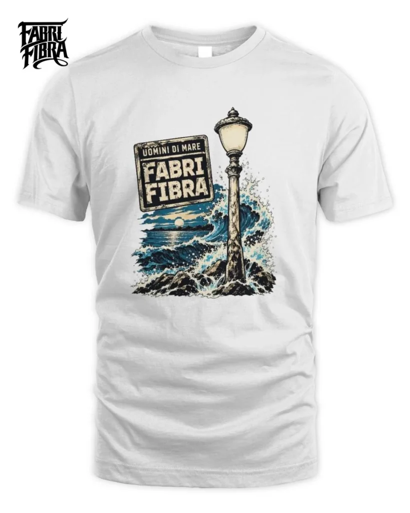 Fabri Fibra Uomini Di Mare Vintage Art Unisex Standard T-Shirt